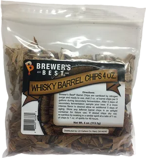 Brewers Best Whisky Barrel Chips Packaging PNG image