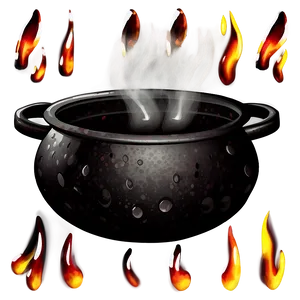 Brewing Witchcraft Cauldron Png 17 PNG image