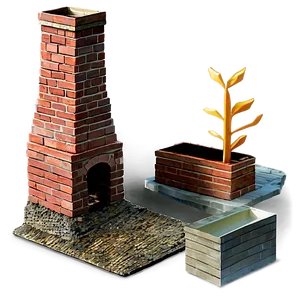 Brick Chimney Structure Png 05062024 PNG image