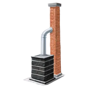 Brick Chimney Structure PNG 34