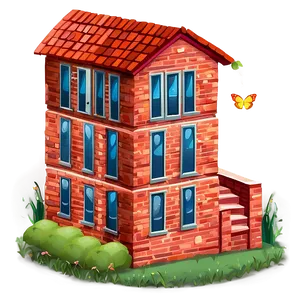 Brick House Clipart PNG Ews58 PNG