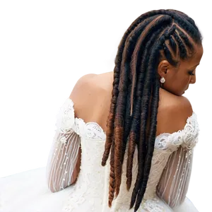 Bridal Dreads Hairstyle Png Irb PNG image