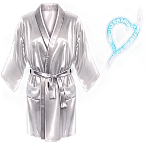 Bridal Satin Robe Png 06132024 PNG image