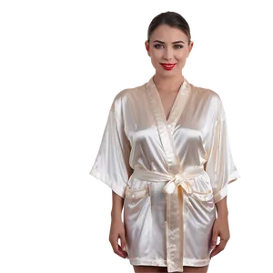 Bridal Satin Robe Png Gde PNG image