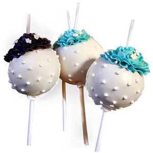 Bridal Shower Cake Pops Png 67 PNG image