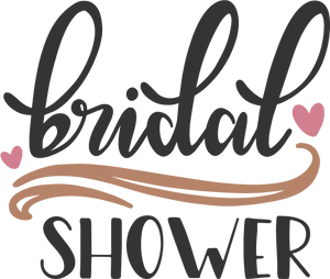 Bridal Shower Calligraphy PNG image