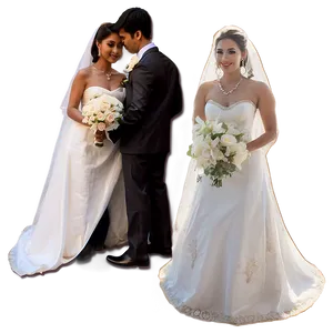 Bride And Groom B PNG image