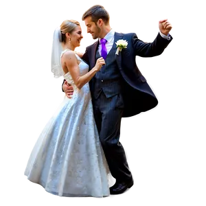 Bride And Groom Dancing Png Mip31 PNG image