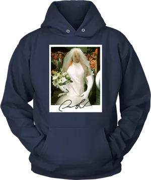 Bride Print Hoodie Sweatshirt PNG