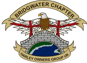 Bridgwater Chapter Harley Owners Group Emblem PNG image