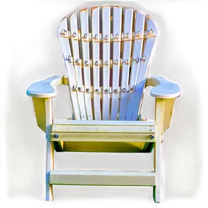 Bright Adirondack Chair PNG 75
