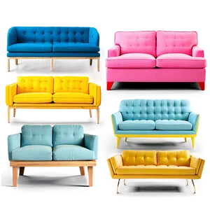 Bright And Bold Sofa Colors Png 17 PNG image