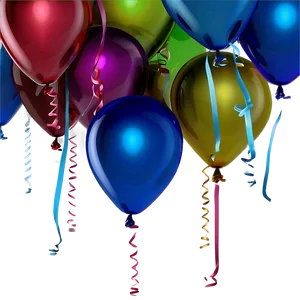 Bright Blue Balloons Png 80 PNG image