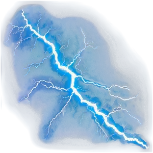 Bright Blue Lightning PNG 83