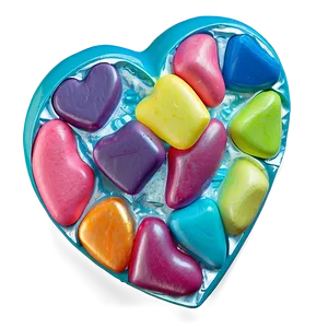 Bright Candy Heart Png 06122024 PNG image