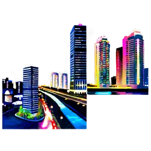 Bright City Nightlife PNG 05212024