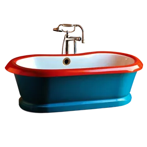Bright Colored Kids Bathtub PNG Bmv32 PNG