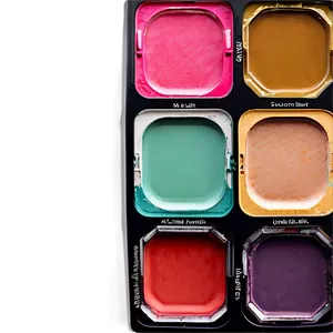 Bright Colors Makeup Palette PNG 96
