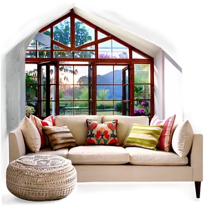 Bright Cottage Living Room Png Ulu PNG image