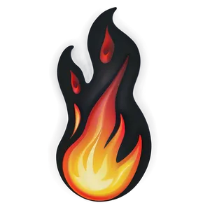 Bright Fire Emoji Illustration Png Iwy5 PNG image