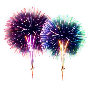 Bright Fireworks Png 05042024 PNG image