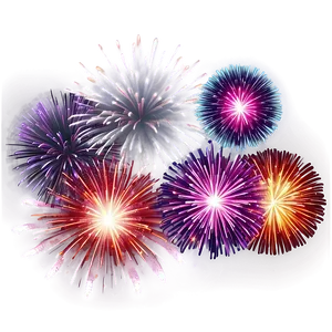 Bright Fireworks Png 96 PNG image