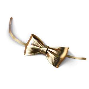 Bright Gold Bow Png 06272024 PNG image