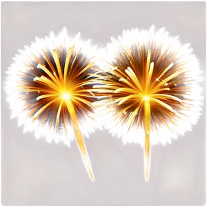 Bright Gold Fireworks Show Png 53 PNG image