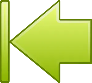 Bright Green Arrow Icon PNG image