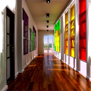 Bright Hallway Color Schemes PNG 06242024