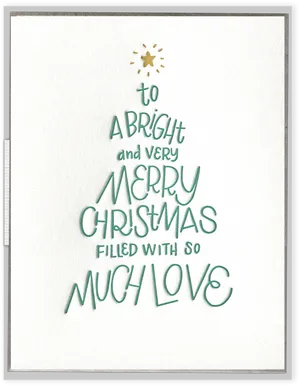Bright Merry Christmas Card