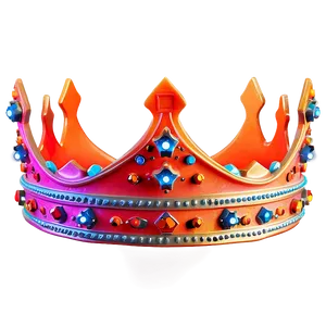 Bright Neon Crown Image Png Ojc PNG image