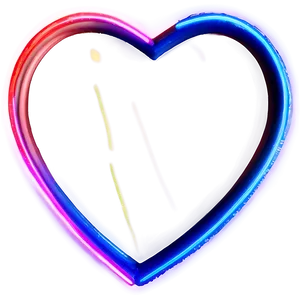 Bright Neon Heart PNG 06122024 PNG