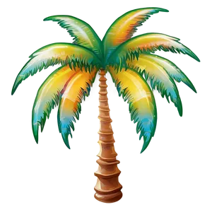Bright Palm Tree Emoji PNG Qsx PNG