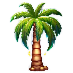 Bright Palm Tree Emoji PNG Uoh52 PNG