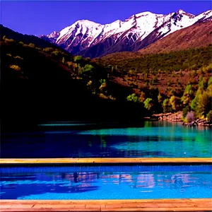 Bright Pool Water Reflection PNG 57