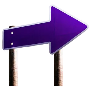 Bright Purple Arrow Sign Png 06272024 PNG image