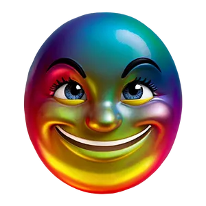 Bright Rainbow Emoji Png 06272024 PNG image