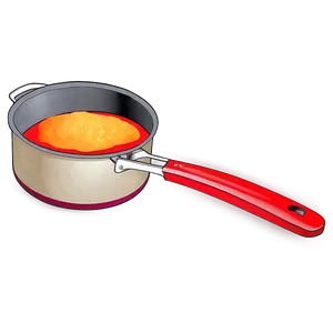 Bright Red Cooking Pot PNG Shi PNG