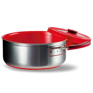 Bright Red Cooking Pot PNG Slm41 PNG