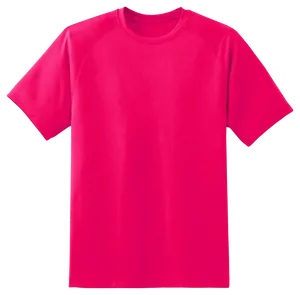 Bright Red Plain T Shirt PNG image
