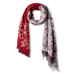 Bright Red Scarf Png 06252024 PNG image