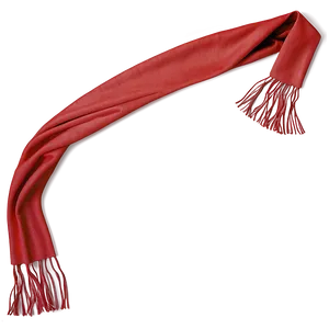 Bright Red Scarf PNG Gap
