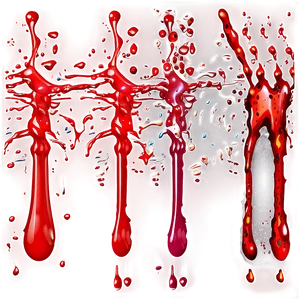 Bright Red Splatter Effect PNG Eww58