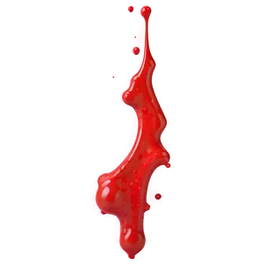 Bright Red Splatter Effect PNG Qui89