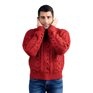 Bright Red Sweater Png 29 PNG image