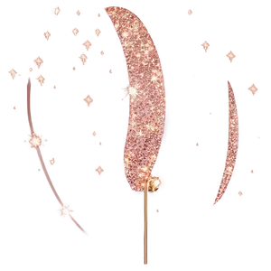 Bright Rose Gold Glitter Sparkles PNG 06252024 PNG