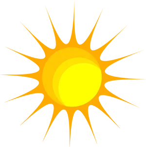 Bright Sun Graphic PNG image