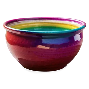 Brightly Colored Pot PNG Byo PNG