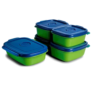 Brightly Colored Tupperware PNG Rig